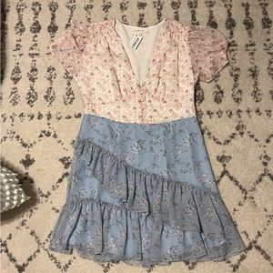 Shabby Chic Cottagecore Floral Dress